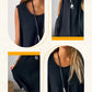 👗50% Rabatt 👍Ärmelloses Freizeitkleid aus Baumwolle und Leinen mit Tasche