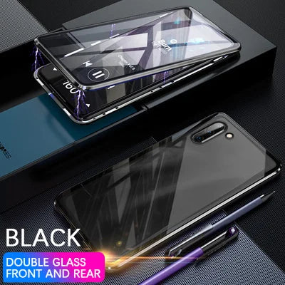 💥Limited time 50% off🔥High Definition Magnetic Tempered Glass Double-sided Phone Case For Samsung