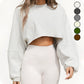 💕Was soll ich morgen anziehen?💕Damen Pullover Lange Ärmel Crop Tops