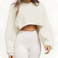 💕Was soll ich morgen anziehen?💕Damen Pullover Lange Ärmel Crop Tops