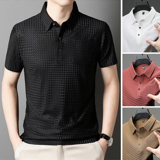 🔥Heiße 50% Rabatt🔥KAUF 2, BEKOMM 1🔥 👕Männer Texturiertes Kurzarmhemd