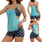 🏖️ Heißer Sommer – 49 % RABATT 👙 Zweiteiliges Damen-Bikini-Set mit Polka-Dots