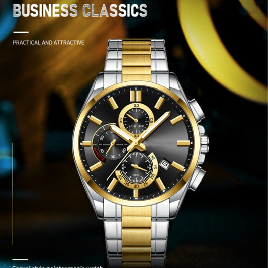 🔥Herren-Edelstahl-Business-Armbanduhr ✈️kostenloser Versand